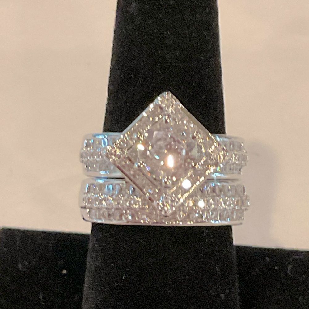 Stunning Sterling Wedding set